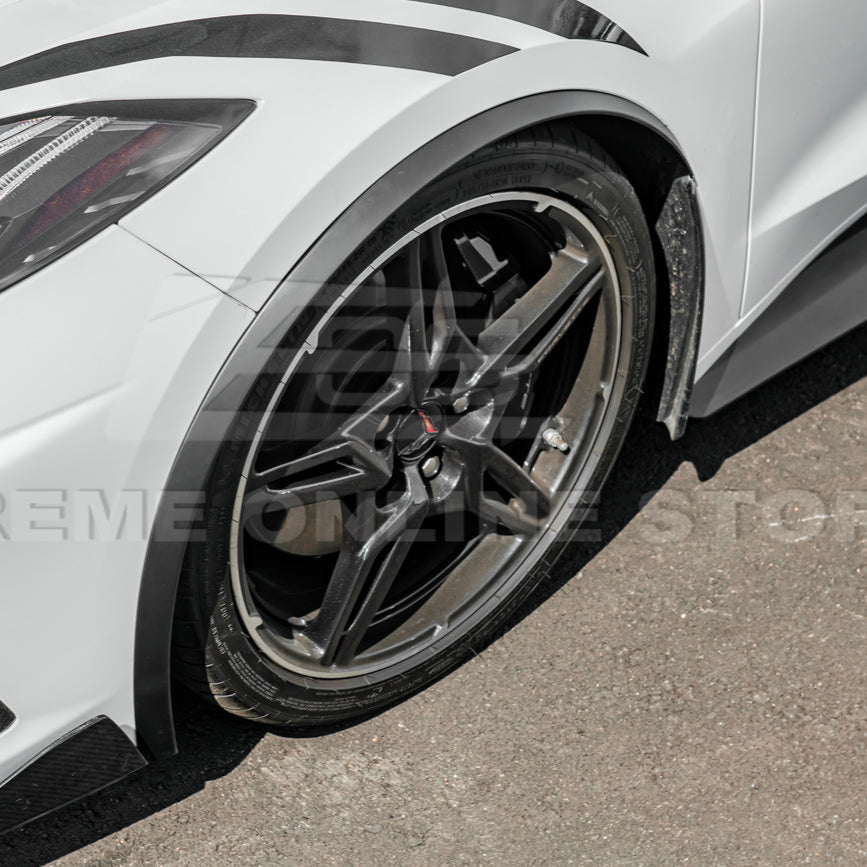 Chevrolet Corvette C8 Stingray DRY CARBON FIBER Side Wheel Fender image 10