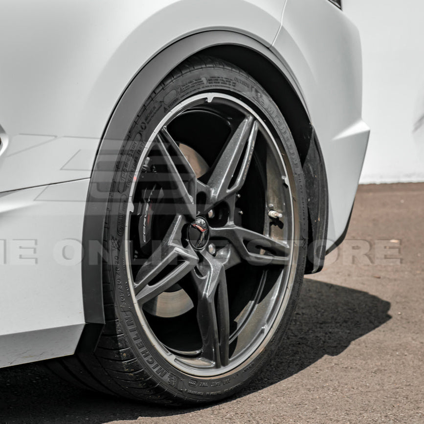 Chevrolet Corvette C8 Stingray DRY CARBON FIBER Side Wheel Fender image 13