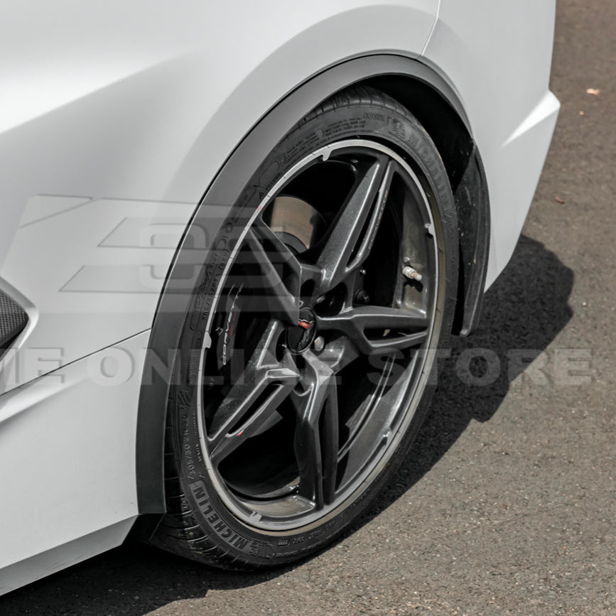 Chevrolet Corvette C8 Stingray DRY CARBON FIBER Side Wheel Fender image 14