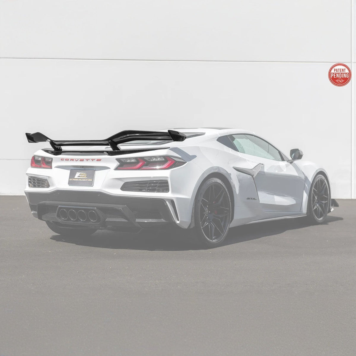 Z06 Conversion Corvette C8 All Model DRY CARBON FIBER Rear High Wing image 29