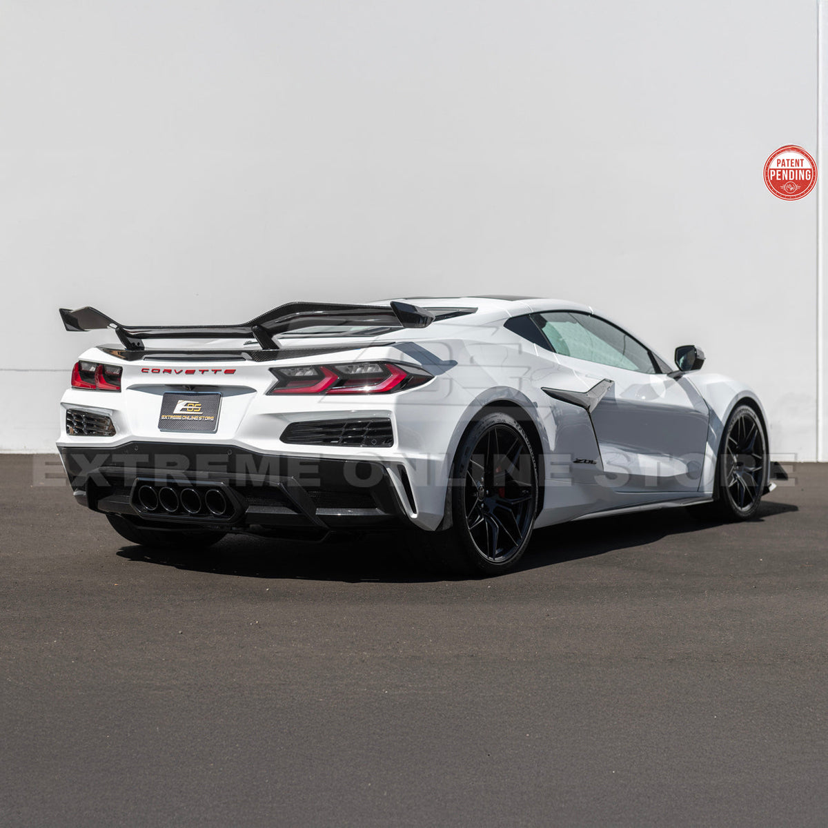 Z06 Conversion Corvette C8 All Model DRY CARBON FIBER Rear High Wing image 30