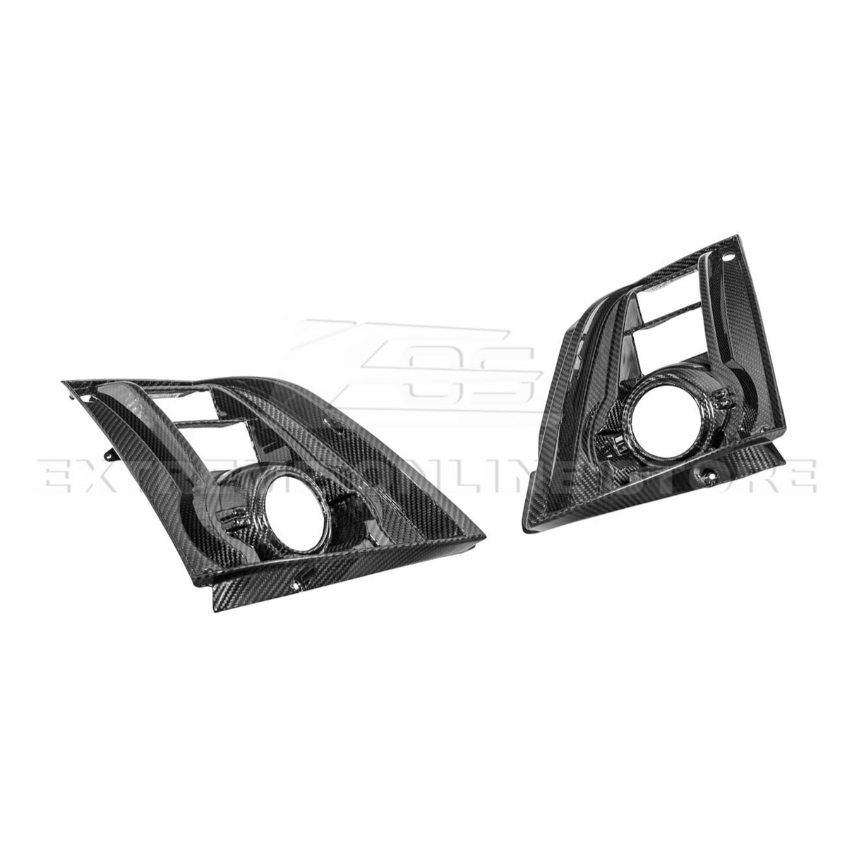 2009-15 CTS-V Dry Carbon Fiber Headlights Internal Lens Cover image 17