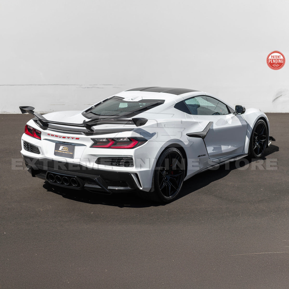 Z06 Conversion Corvette C8 All Model DRY CARBON FIBER Rear High Wing image 31