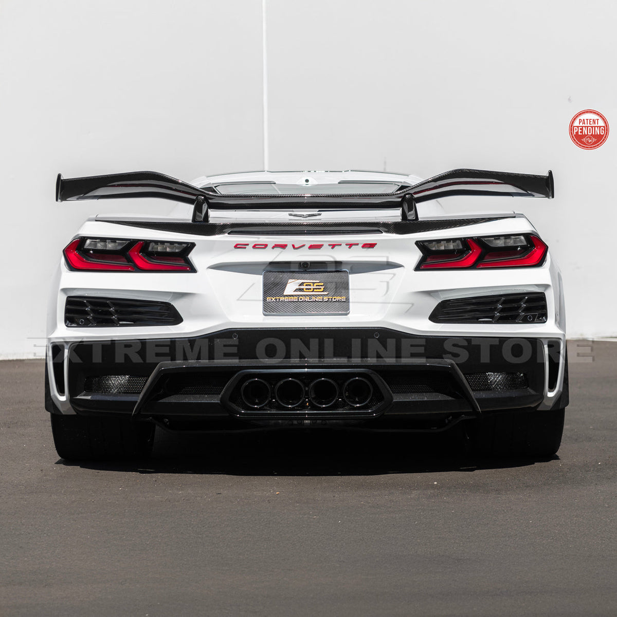Z06 Conversion Corvette C8 All Model DRY CARBON FIBER Rear High Wing image 32