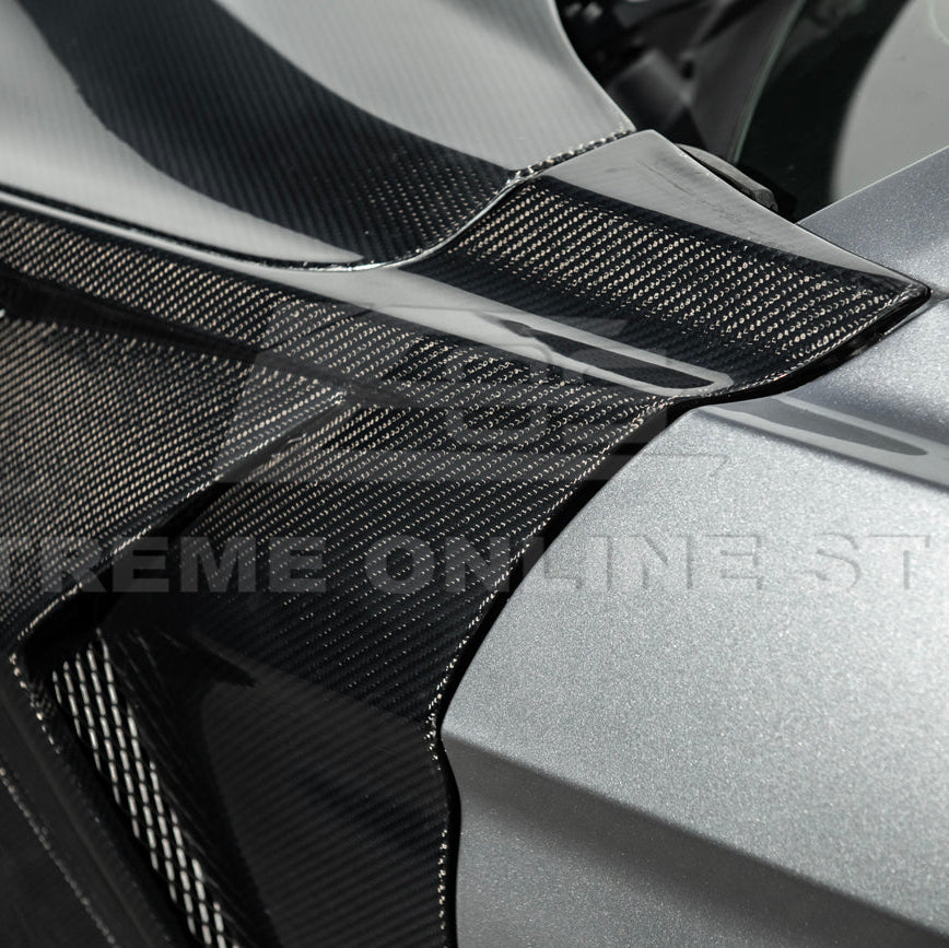 2018-23 Ford Mustang S550 | GTD Style Primed Black Front Side Vented Fenders image 9