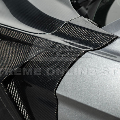 2018-23 Ford Mustang S550 | GTD Style Primed Black Front Side Vented Fenders image 9