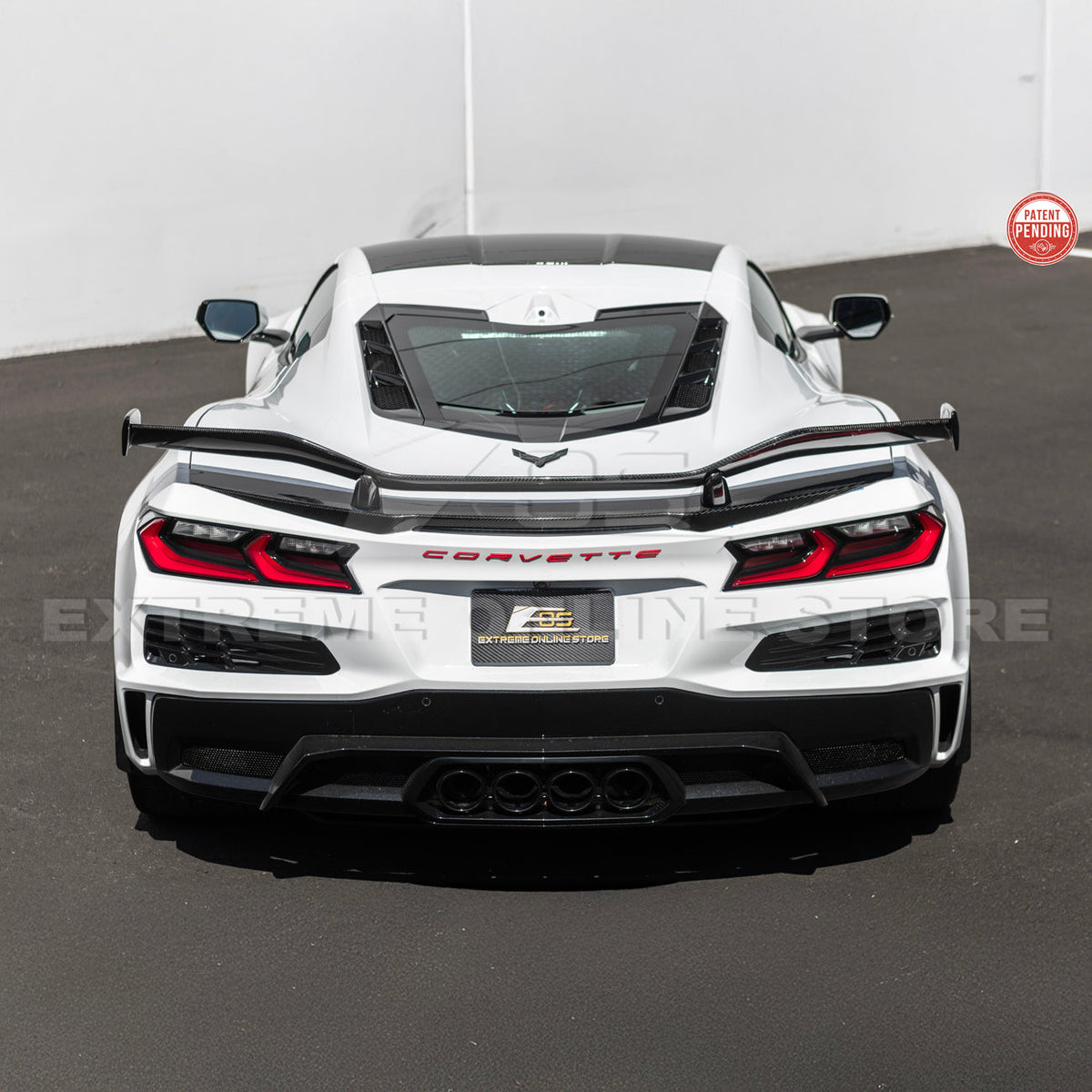 Z06 Conversion Corvette C8 All Model DRY CARBON FIBER Rear High Wing image 33