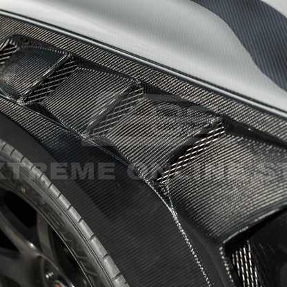 2018-23 Ford Mustang S550 | GTD Style Primed Black Front Side Vented Fenders image 10