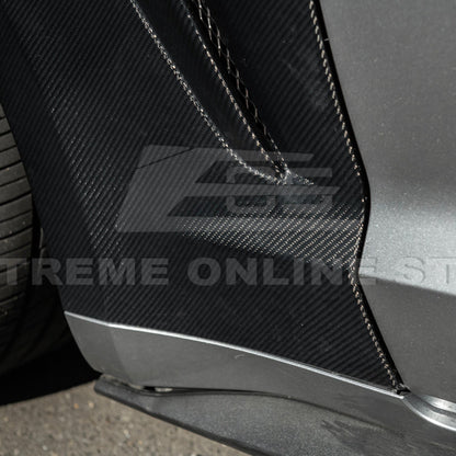 2018-23 Ford Mustang S550 | GTD Style Primed Black Front Side Vented Fenders image 11