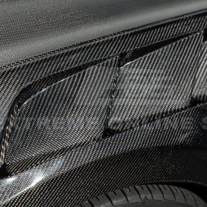 2018-23 Ford Mustang S550 | GTD Style Primed Black Front Side Vented Fenders image 13