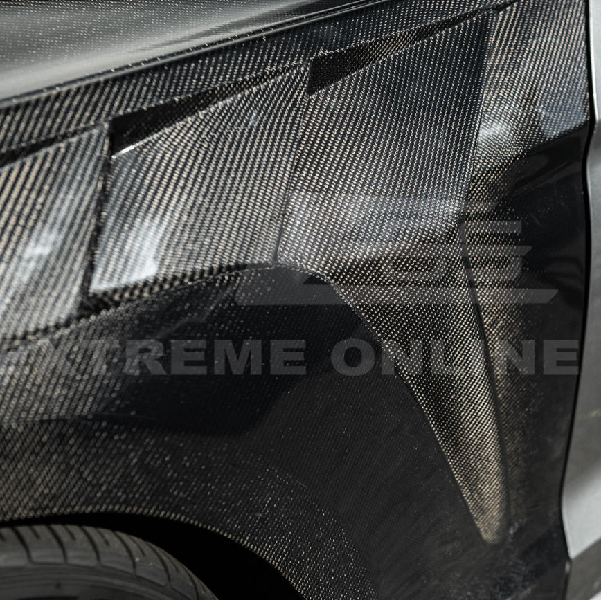 2018-23 Ford Mustang S550 | GTD Style Primed Black Front Side Vented Fenders image 14