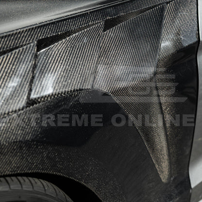 2018-23 Ford Mustang S550 | GTD Style Primed Black Front Side Vented Fenders image 14