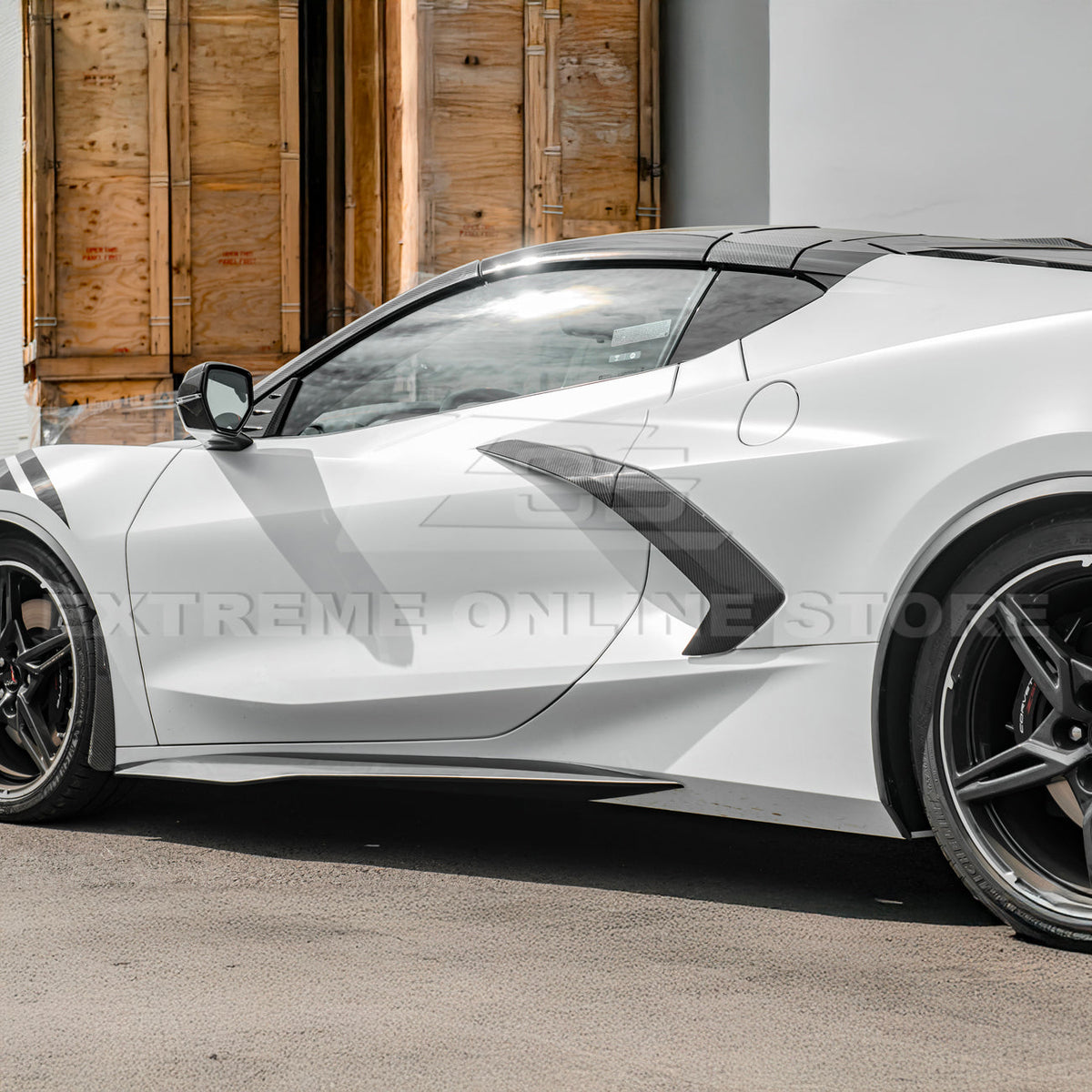 Chevrolet Corvette C8 Z06 Conversion Side Skirts image 11