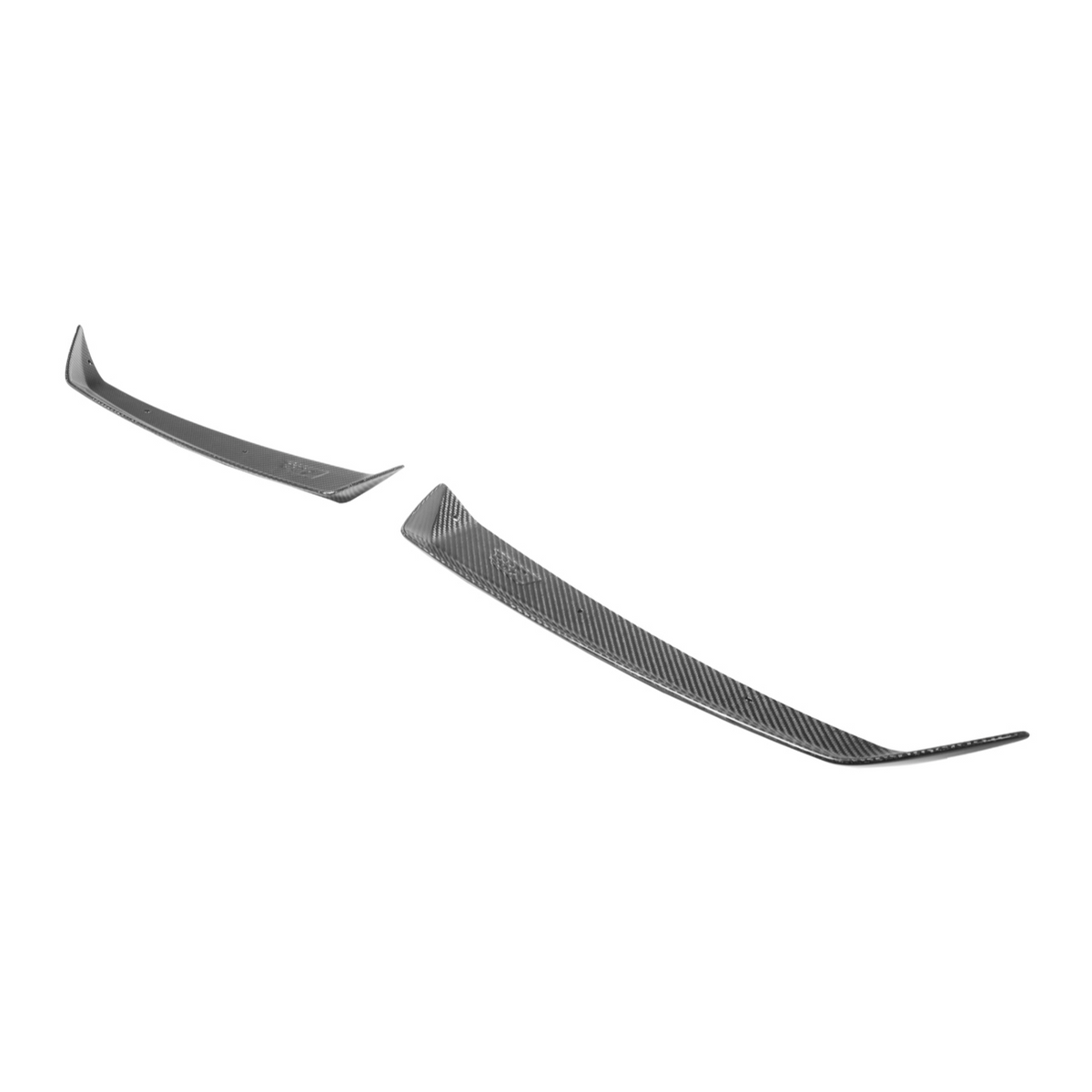 Corvette C8 Z06 DRY CARBON FIBER Wicker-bill Extension Winglets image 2