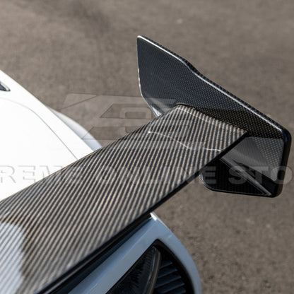 Corvette C7 ZR1 ZTK Conversion Rear Spoiler High Wing With Wing Riser image 54