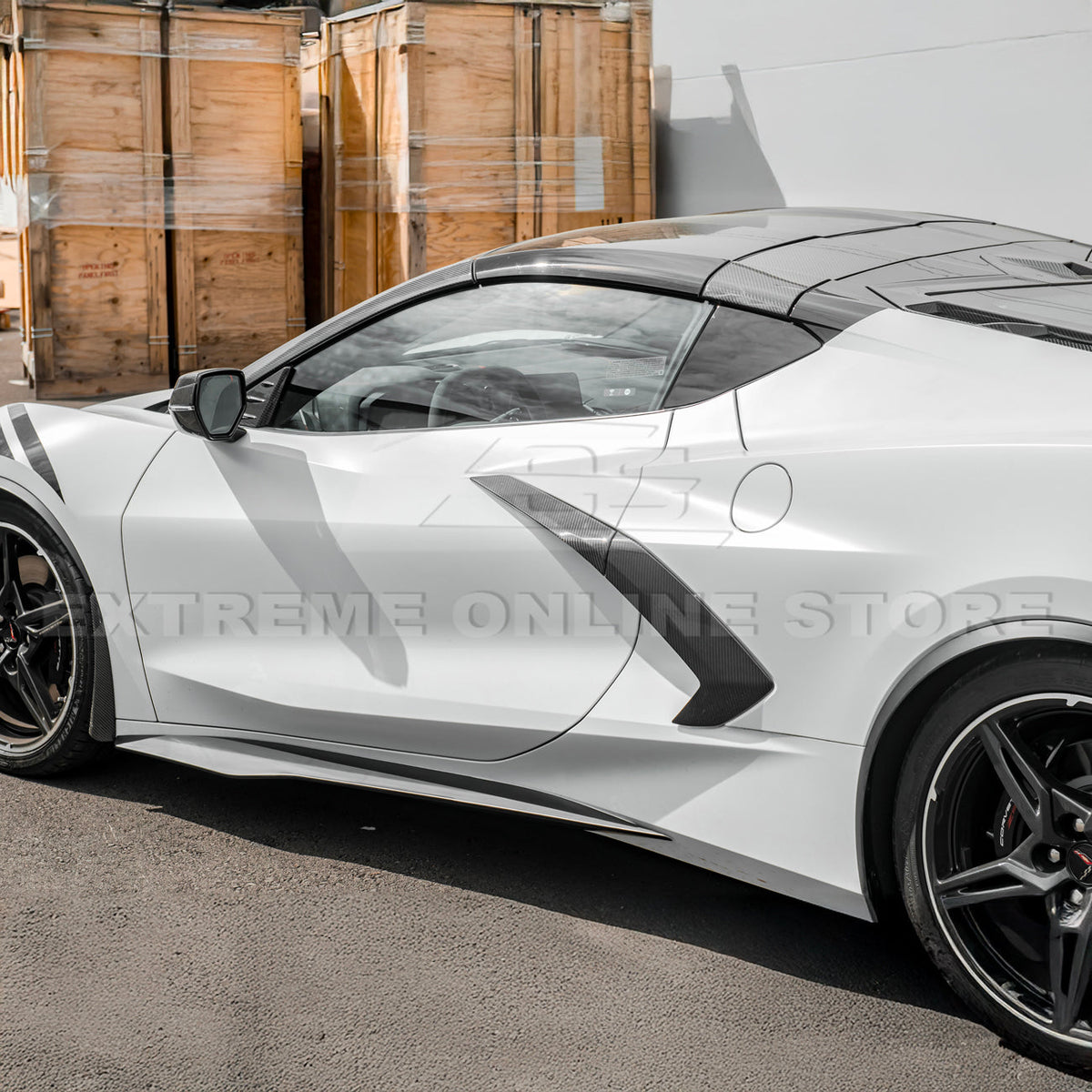 Chevrolet Corvette C8 Z06 Conversion Side Skirts image 12