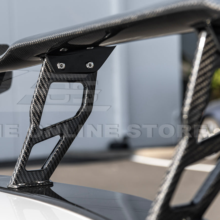 Corvette C7 ZR1 ZTK Conversion Rear Spoiler High Wing With Wing Riser image 26