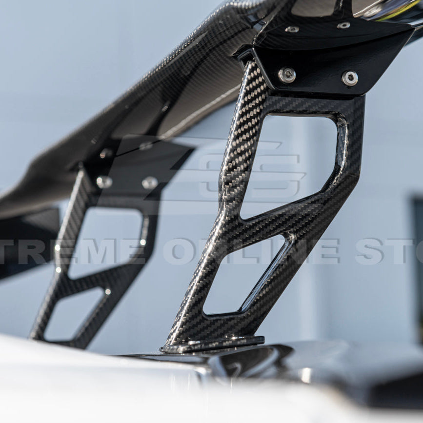 Corvette C7 ZR1 ZTK Conversion Rear Spoiler High Wing With Wing Riser image 57