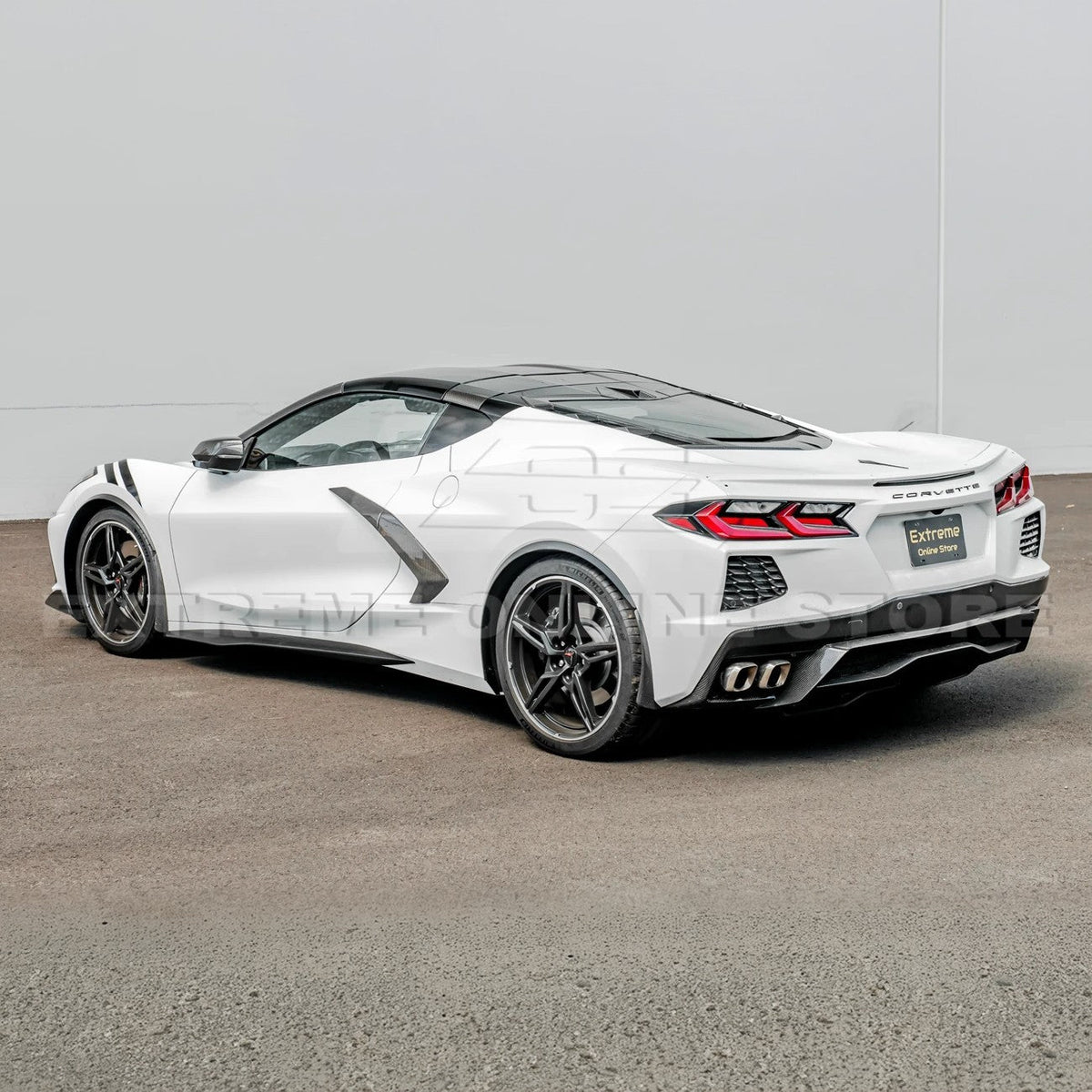 Chevrolet Corvette C8 Stingray DRY CARBON FIBER Side Wheel Fender image 6