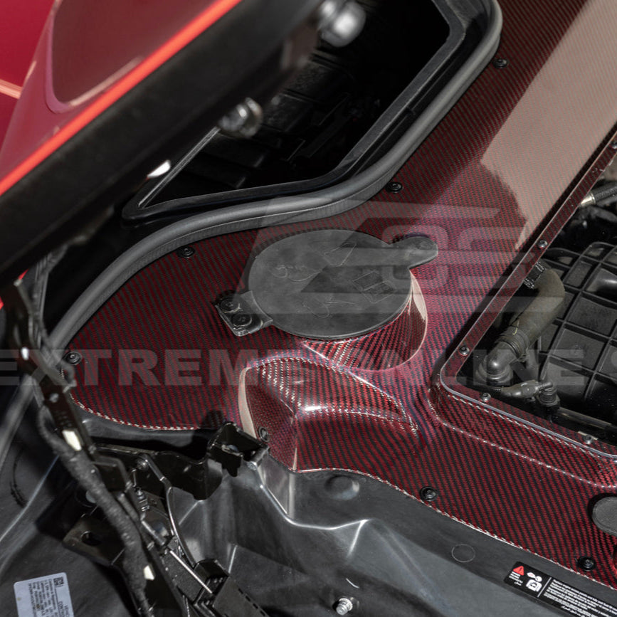 Corvette C8 HTC DRY Carbon Fiber Engine Bay Panel Cover image 47