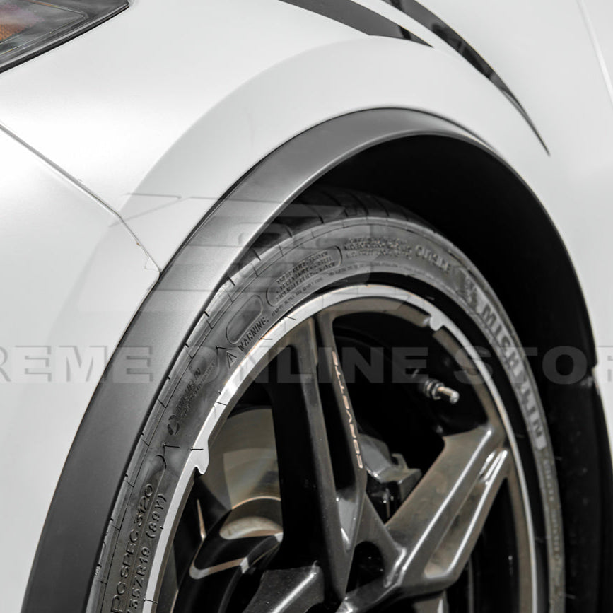 Chevrolet Corvette C8 Stingray DRY CARBON FIBER Side Wheel Fender image 11
