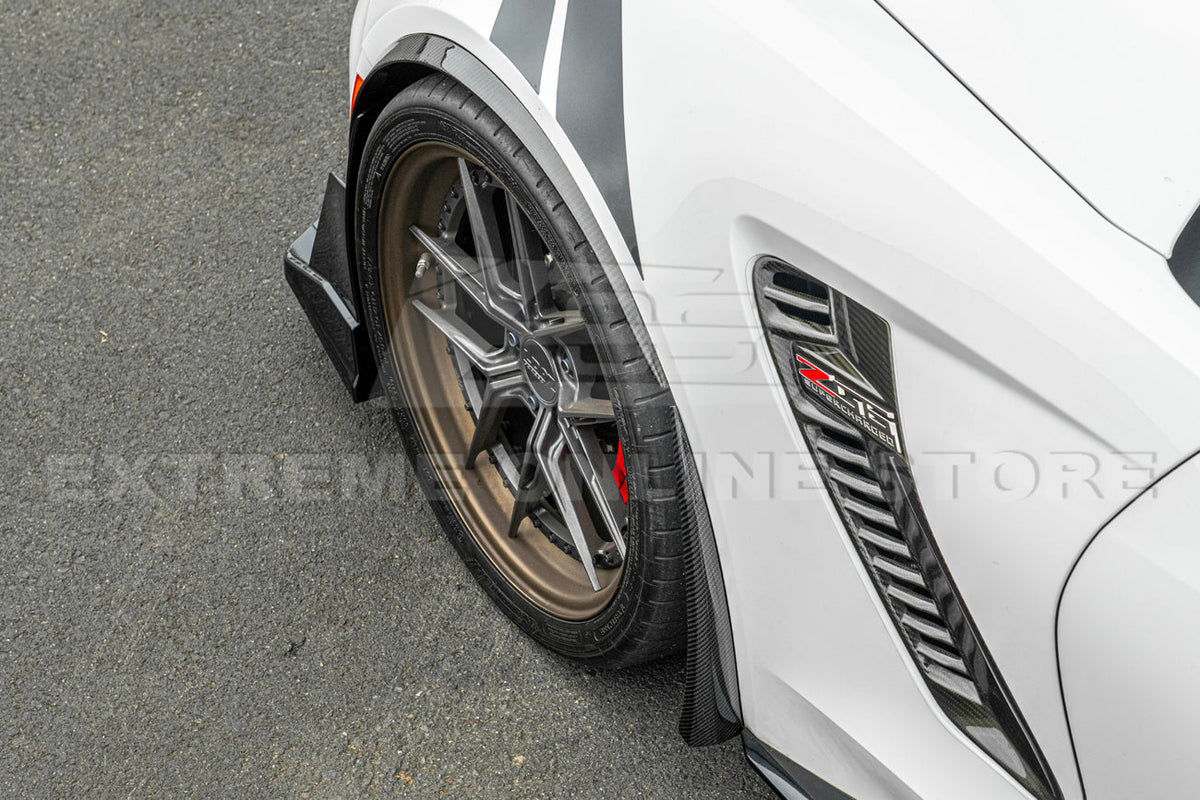 Corvette C7 Extended Front & Rear Splash Guards image 16