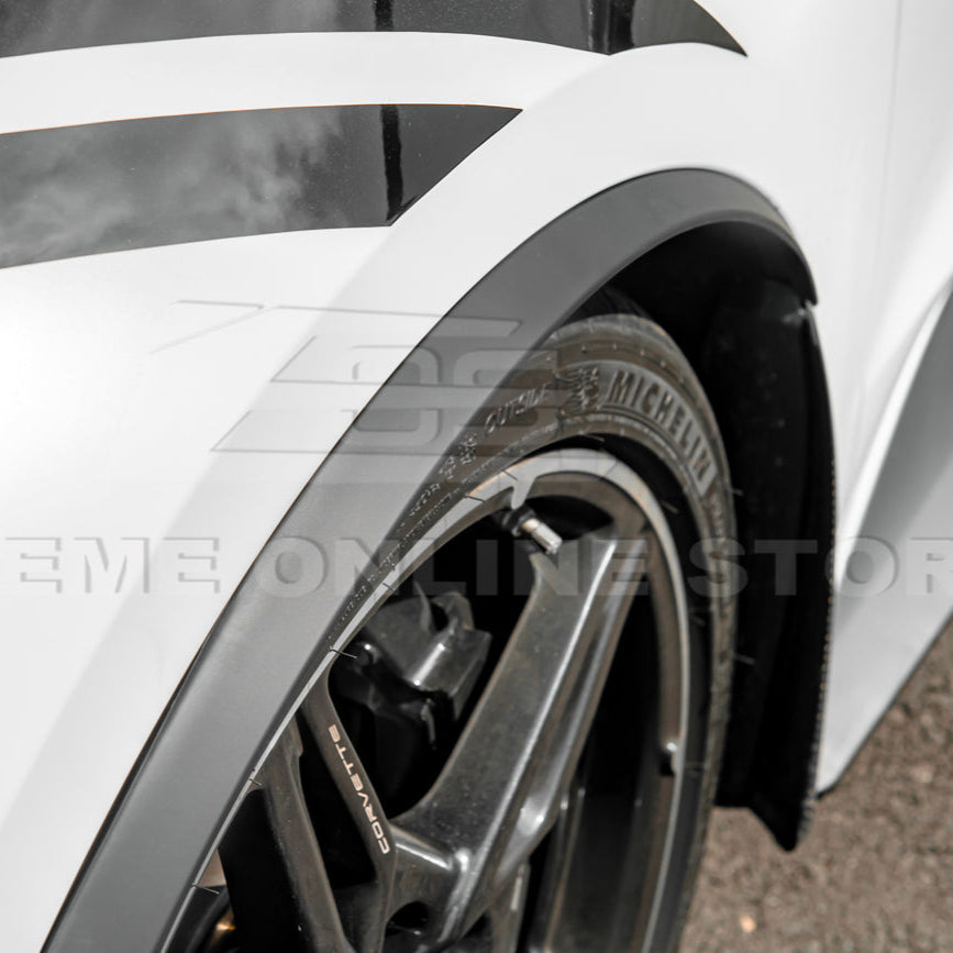 Chevrolet Corvette C8 Stingray DRY CARBON FIBER Side Wheel Fender image 29
