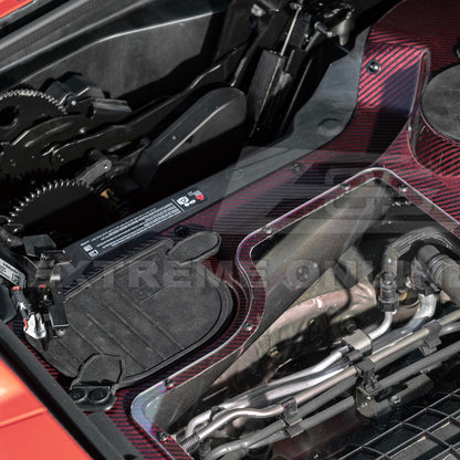 Corvette C8 HTC DRY Carbon Fiber Engine Bay Panel Cover image 44
