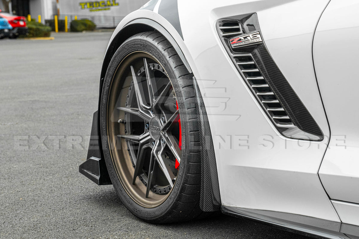 Chevrolet Corvette C7 Extended Front Splash Guards image 26