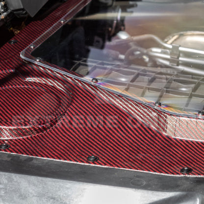 Corvette C8 HTC DRY Carbon Fiber Engine Bay Panel Cover image 48
