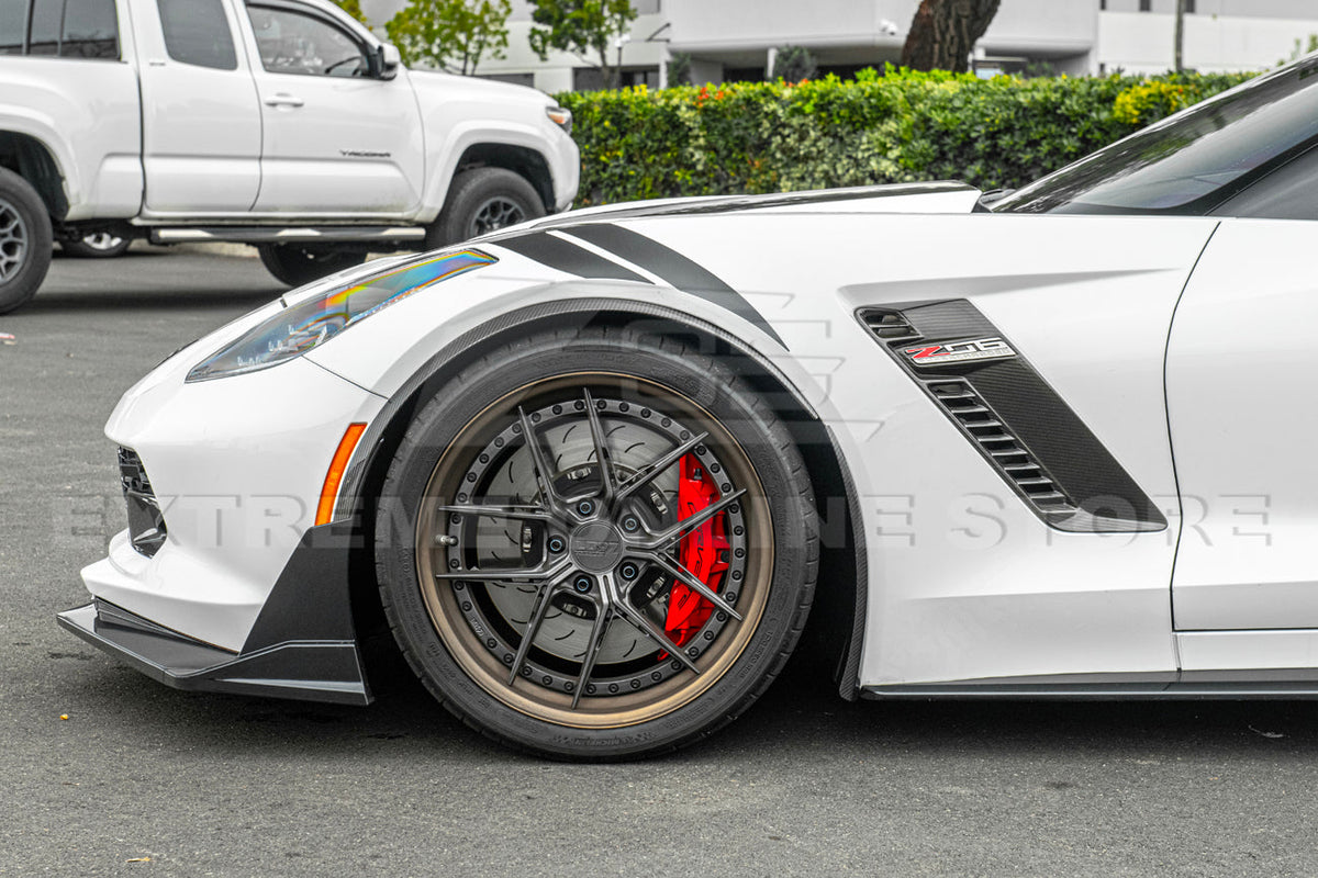 Chevrolet Corvette C7 Extended Front Splash Guards image 28