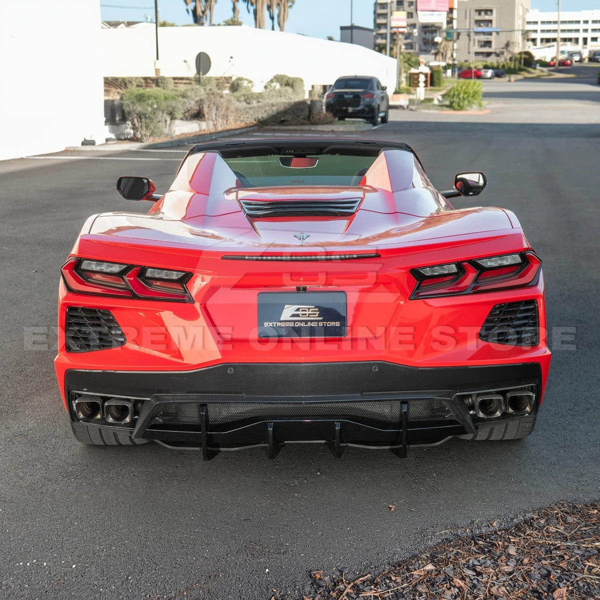 Corvette C8 Rear Bumper Add-On Diffuser Lip image 7