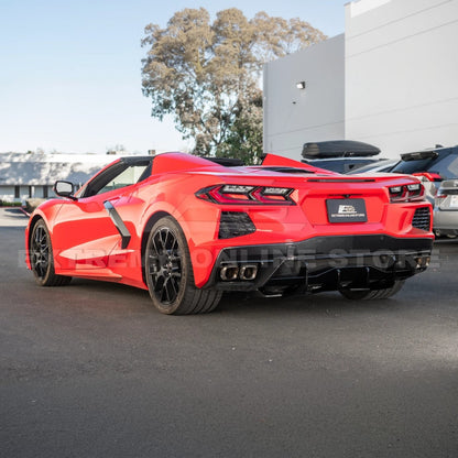 Corvette C8 Rear Bumper Add-On Diffuser Lip image 4