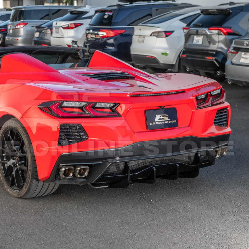 Corvette C8 Rear Bumper Add-On Diffuser Lip image 5