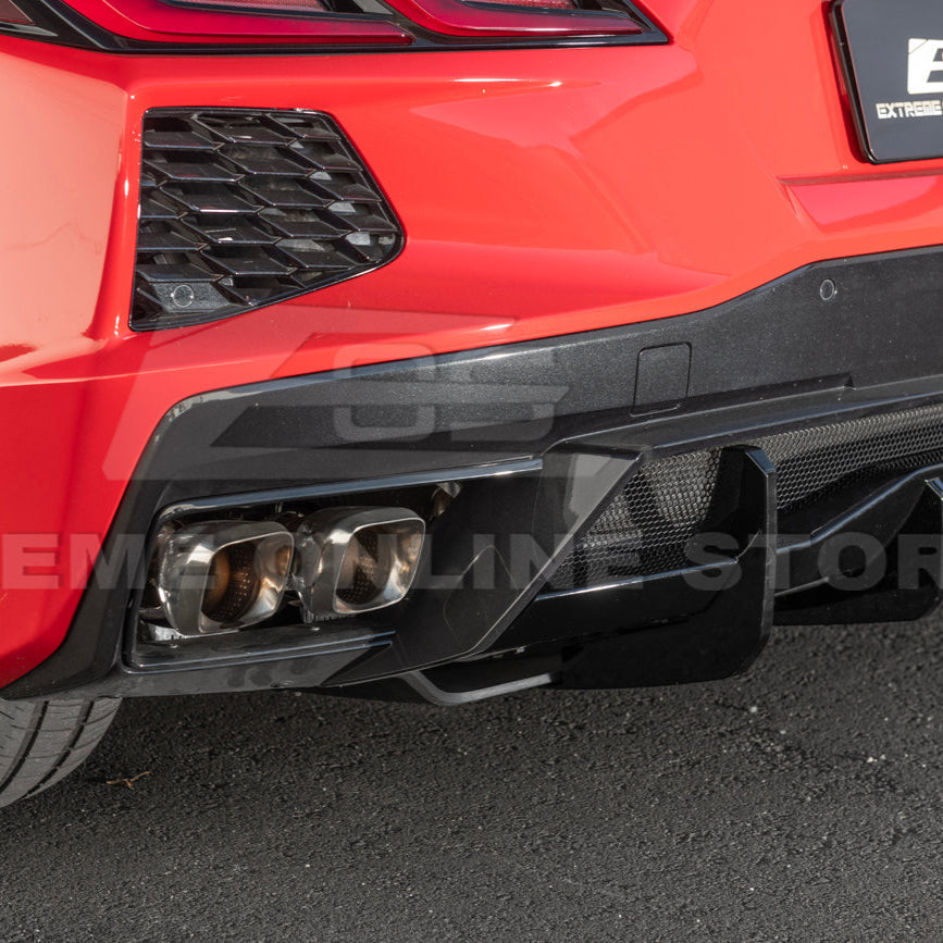 Corvette C8 Rear Bumper Add-On Diffuser Lip image 13