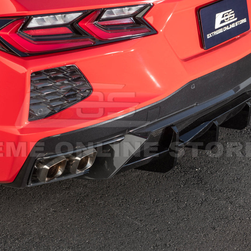 Corvette C8 Rear Bumper Add-On Diffuser Lip image 14