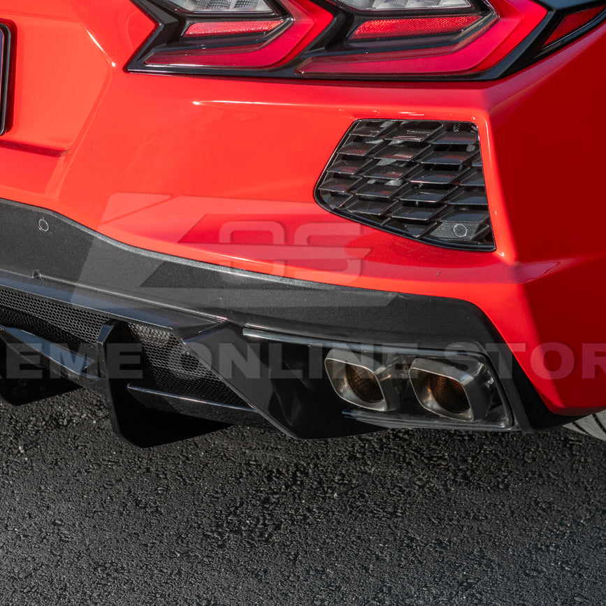 Corvette C8 Rear Bumper Add-On Diffuser Lip image 17