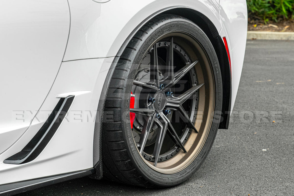 Corvette C7 Extended Front & Rear Splash Guards image 19