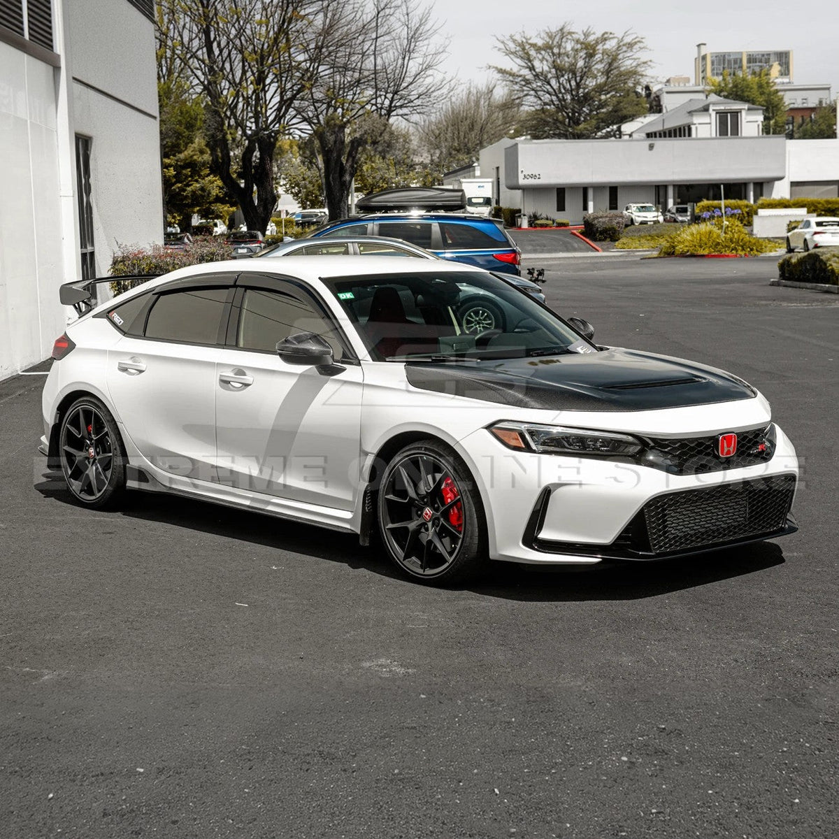 2022-Up Honda Civic Type R Carbon Fiber Side Skirt Rocker Panels image 3