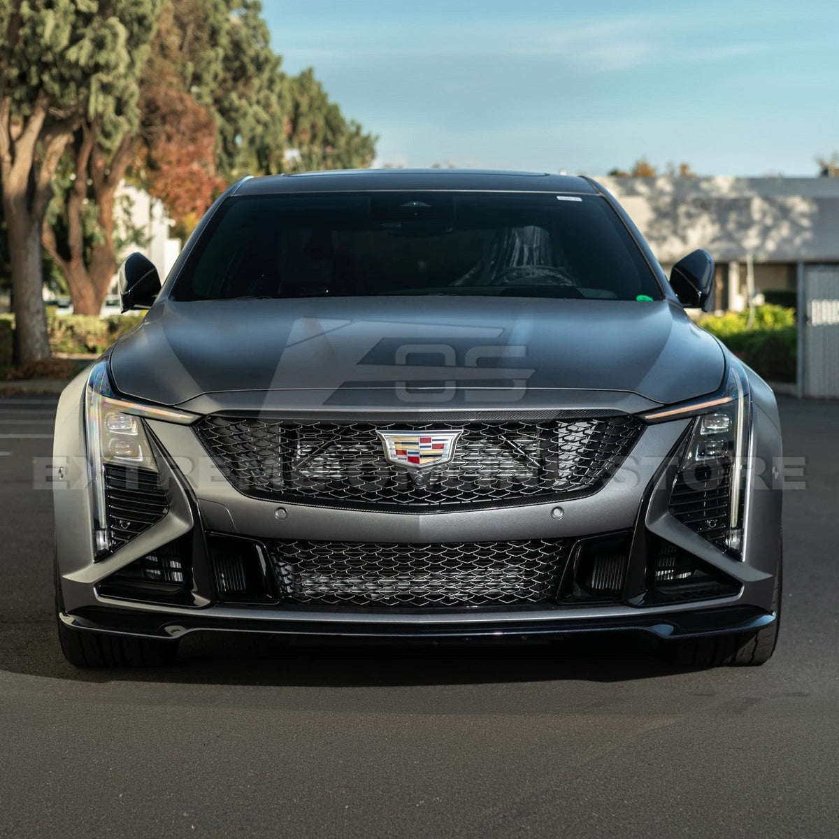 2025-Up Cadillac CT5-V Blackwing | DRY CARBON FIBER Front Lower Grille Trim Insert image 5