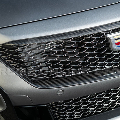 2025-Up Cadillac CT5-V Blackwing | DRY CARBON FIBER Front Upper Grille Trim Insert image 8