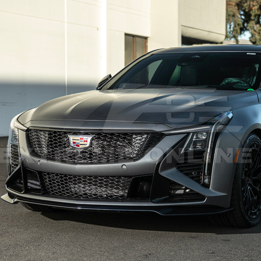 2025-Up Cadillac CT5-V Blackwing | DRY CARBON FIBER Front Upper Grille Trim Insert image 4