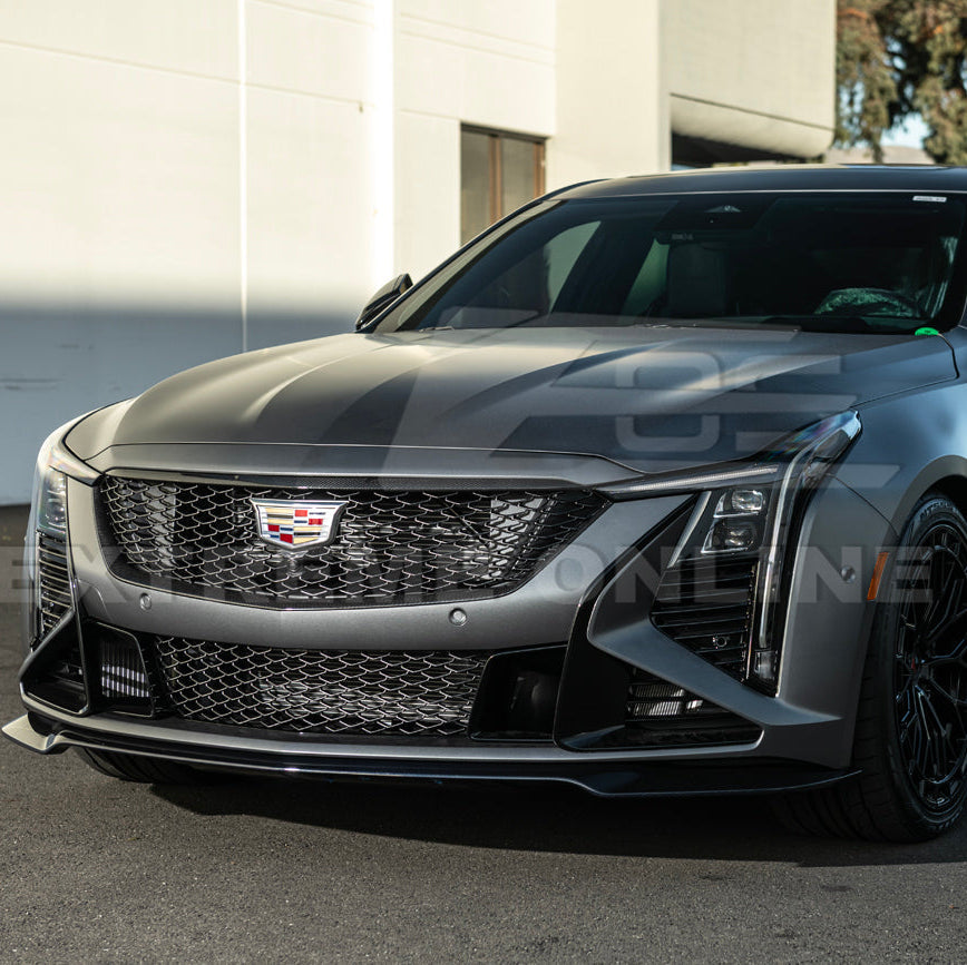 2025-Up Cadillac CT5-V Blackwing | DRY CARBON FIBER Front Lower Grille Trim Insert image 4