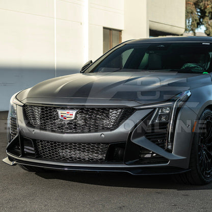 2025-Up Cadillac CT5-V Blackwing DRY CARBON FIBER Front Upper & Lower Grille Trim image 4