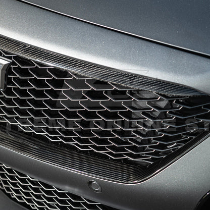2025-Up Cadillac CT5-V Blackwing | DRY CARBON FIBER Front Upper Grille Trim Insert image 9