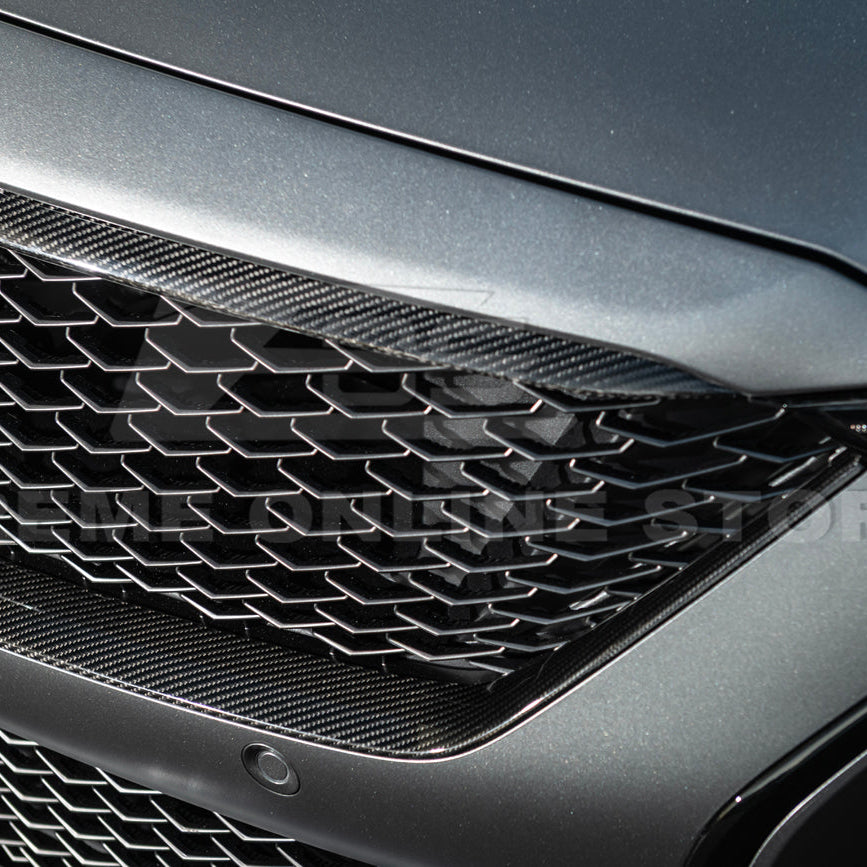 2025-Up Cadillac CT5-V Blackwing DRY CARBON FIBER Front Upper & Lower Grille Trim image 8