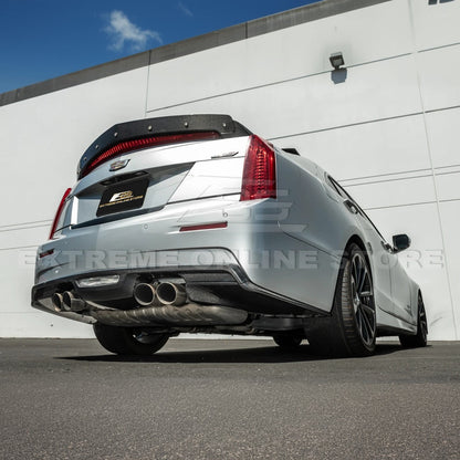 2016-19 Cadillac ATS-V Factory Style Rear Bumper Diffuser Lip image 8