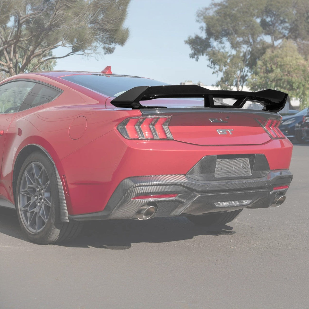 2024-Up Mustang Dark Horse Handling Package Rear Spoiler image 29