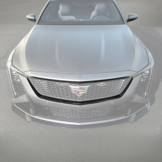 2025-Up Cadillac CT5-V Blackwing DRY CARBON FIBER Front Upper & Lower Grille Trim image 1