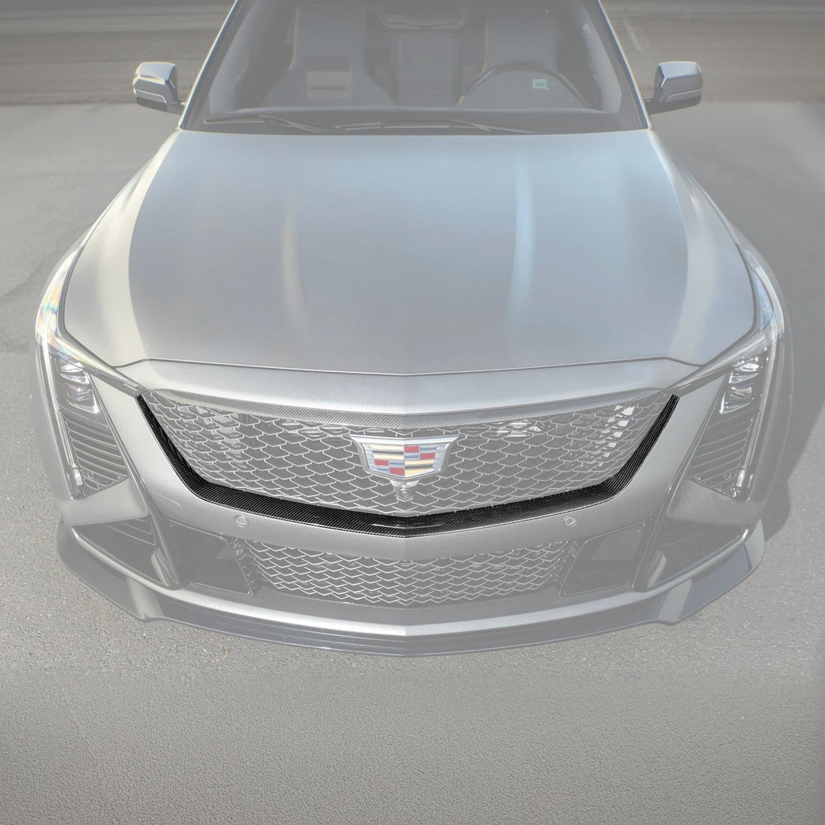 2025-Up Cadillac CT5-V Blackwing | DRY CARBON FIBER Front Lower Grille Trim Insert image 3